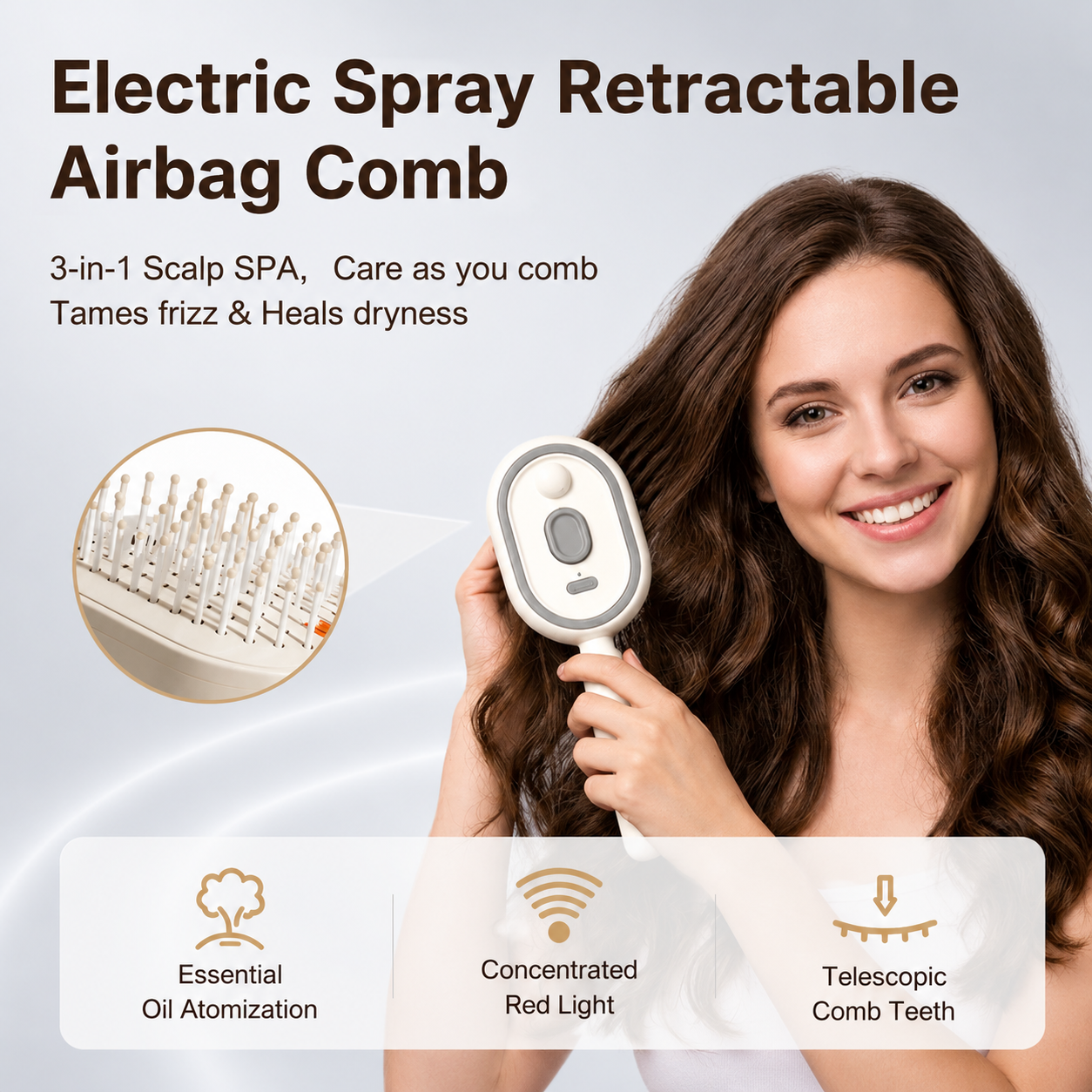 HydraGlow™ Scalp Therapy Brush
